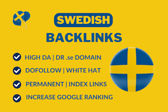 do high da sweden backlinks for local swedish seo
