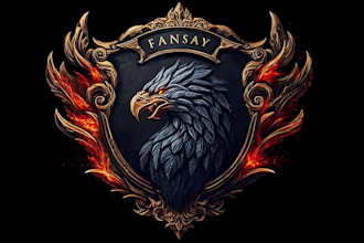 unique fantasy dungeon game logo title pack
