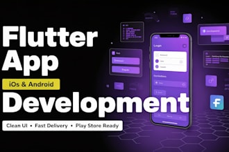 build functional flutter app with firebase, API and supabase