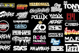 design custom logo for dj band music for your t shirt