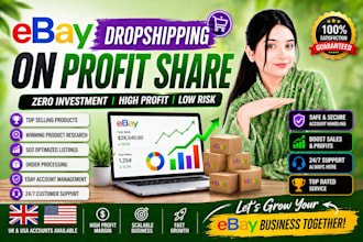 do ebay dropshipping on profit share
