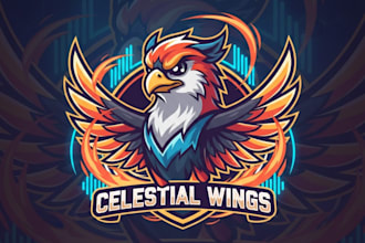 do best unique  falcon mascot logo with t shirt design