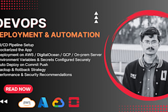 be your devops engineer