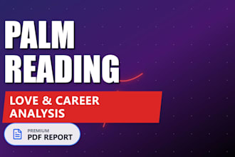 provide an in depth psychic palm reading for your life path