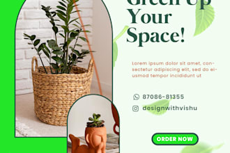design modern and aesthetic social media posts