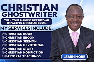 be your spirit led christian ebook and book ghostwriter