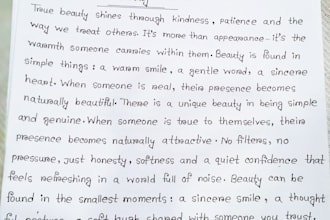 write neat bangla and english handwriting