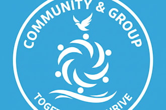 design a professional community and group logo