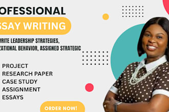 write leadership strategies, organizational behavior, assigned strategic hrm