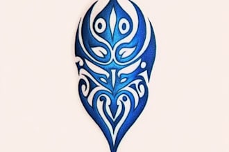 design powerful polynesian tribal tattoo sleeve