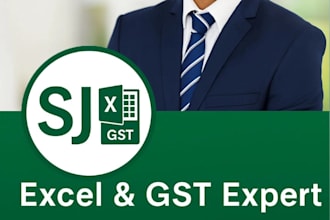 do gst 2a 2b reconciliation, gst return working and excel accounting tasks