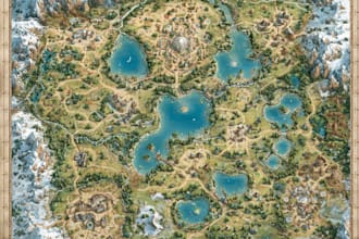 draw custom board game design asset for you