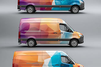 design a professional car or van wrap