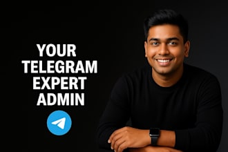 be your telegram channel or group admin
