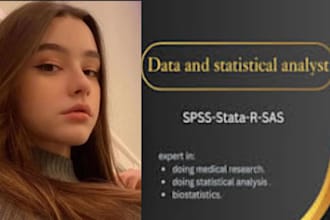 do case study, research, python, spss, and data analytics