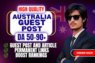do guest post on high quality da australian au sites backlinks