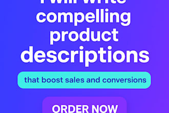 write compelling product descriptions that boost sales