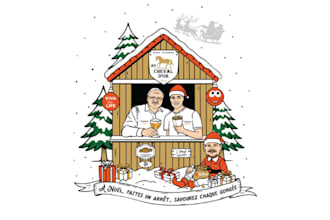 create festive christmas logo badges and holiday t shirt designs