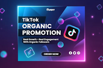 do tiktok marketing and organic promotion for follower growth