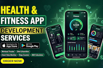 develop fitness app, gym app, health and fitness app
