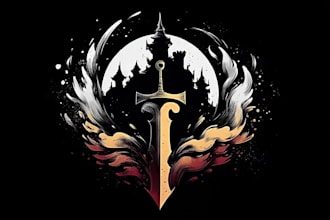 make a professional fantasy logo