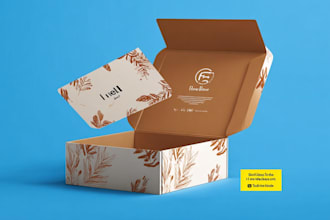 design amazon box packaging and product packaging box design
