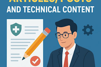 write hse blogs, articles, posts and technical content