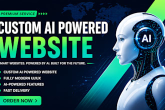 design ai automation agency website, ai insurance website, ai agency website