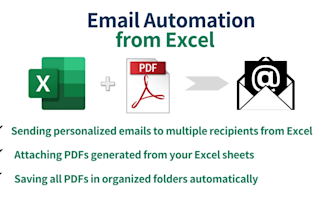 automate sending customized emails from excel and generate pdfs using vba