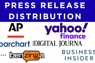 do press release distribution on yahoo finance