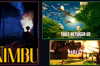 create aaa style game poster art