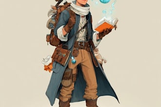 ganerat  a dnd party art or dnd character art
