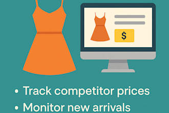 scrape competitor prices for fashion brands