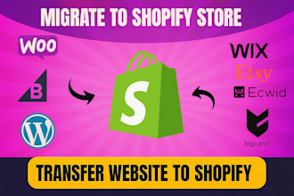 migrate woocommerce shopify wordpress wix ebay contao amazon etsy godaddy websit
