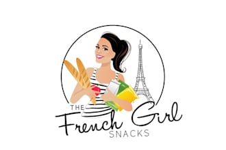 design mascot cartoon food service industry logo