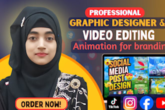 professional social media post and reels video editing