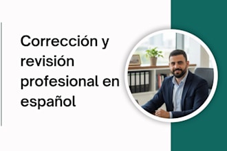 professionally proofread and edit your text in castilian spanish