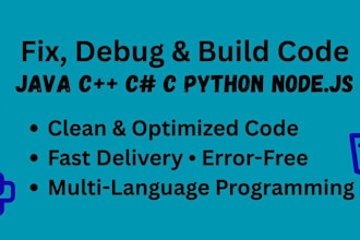 programming in java cplusplus csharp c python and nodejs