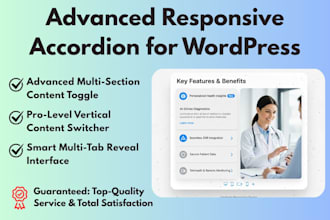create an advanced responsive accordion for your wordpress site