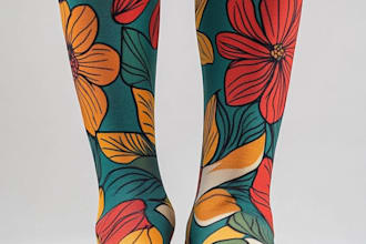 draw socks design unique socks design art for you