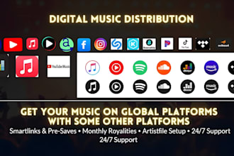 distribute your music to digital streaming platforms