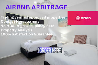 find airbnb arbitrage property in UK, US and canada