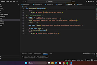 develop a python ai automation tool for video creation