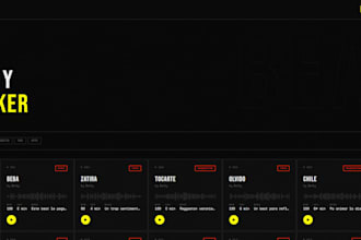 provide high quality beats from my beat catalog