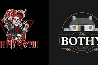 do modern luxury nightclub or bar logo that stands out
