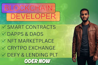 develop secure smart contracts, nfts and blockchain dapps
