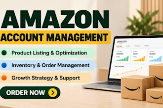 be your amazon seller central listing and store tasks specialist