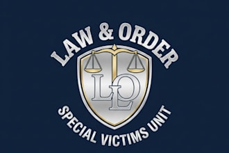 design a professional law and order logo