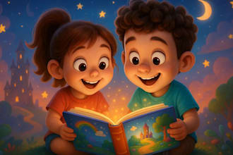 create children storybook illustrations amazon book covers for kids story book