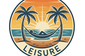 design a relaxing and stylish leisure logo